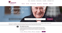 Desktop Screenshot of hallmarkcarehomes.co.uk